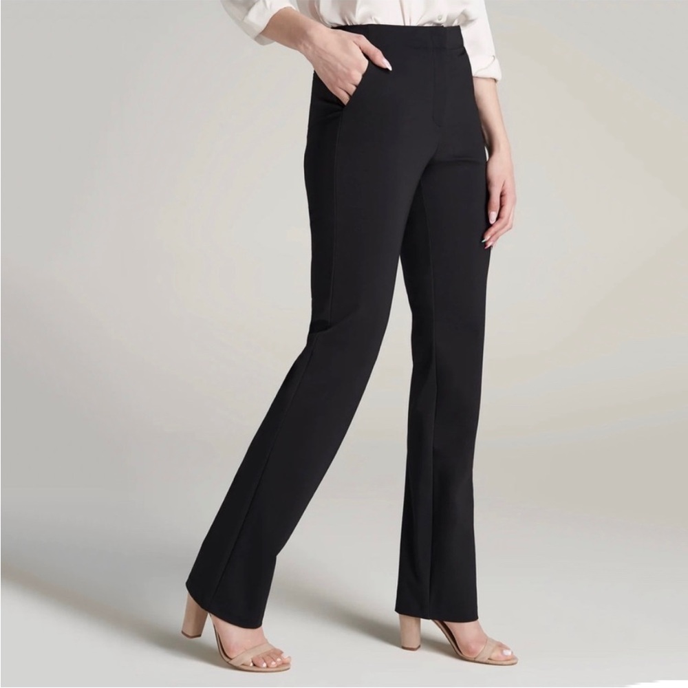 NYDJ- Slim Trouser Pants in black size 8